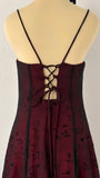 Classic Burgundy Slim Long Prom Dresses Sequined Lace Evening Party HZ0307