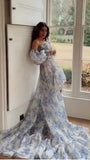 Custom Made Floral High Low Prom HZ0307