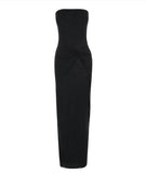 Glitter Black Sheath Prom Dress, Sexy See Through Party Dress, HZ0307