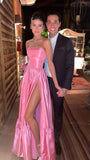 LTP1665,Princess A-Line Pink Evening Prom Dresses, Sweet Birthday Party HZ0307