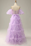 Lovely Tulle A-Line Prom Dress With Bubble Short HZ0307