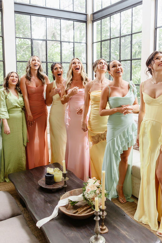 Popular Bridesmaid Dresses 2024 Colorful Optional Bridesmaid Dress, HZ0307