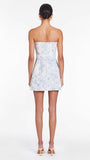 Pretty Floral Homecoming Dresses Short Graduation Dress Strapless Prom Dresses HZ0307