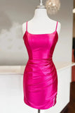 Simple Blue Homecoming Dress Custom Made Short Party Gown, HZ0307