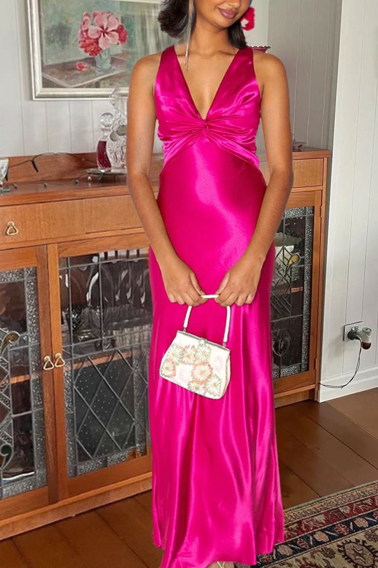 Simple Prom Dresses Cross Back Evening Party Dress Sleeveless Formal HZ0307