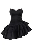 Strapless Back Mini Homecoming Dresses, Short Party HZ0307