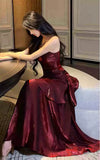 Stunning Mermaid Ruffle Prom Dress Birthday Party Dresses For HZ0307