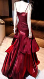 Stunning Mermaid Ruffle Prom Dress Birthday Party Dresses For HZ0307