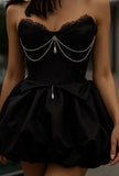 Sweet Pink A-line Pearl Beaded Homecoming Dresses Birthday Party HZ0307