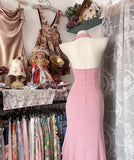 Vintage Bodycon Sweet Halter Senior Prom Dresses Birthday Party Dress Ruffle Debs HZ0307