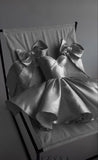 White Sweetheart Homecoming Dresses A-line Satin Sparkle Party Dress HZ0307