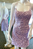LTP1158,Adorable lace beaded tight cross back homecoming prom HZ0307