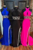 Cross Front Mermaid Long Formal Dress with HZ0307