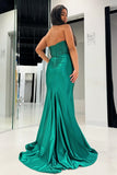 Burgundy Beaded Sweetheart Mermaid Long Formal HZ0307