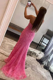 Sweetheart Appliques Beaded Mermaid Long Evening Prom HZ0307
